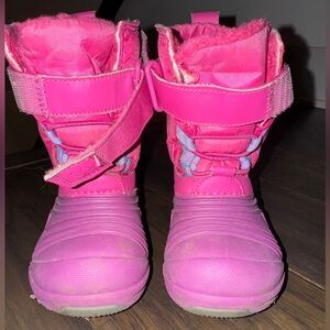 Merrell Pink Rain & Snow Boots Waterproof Insulated